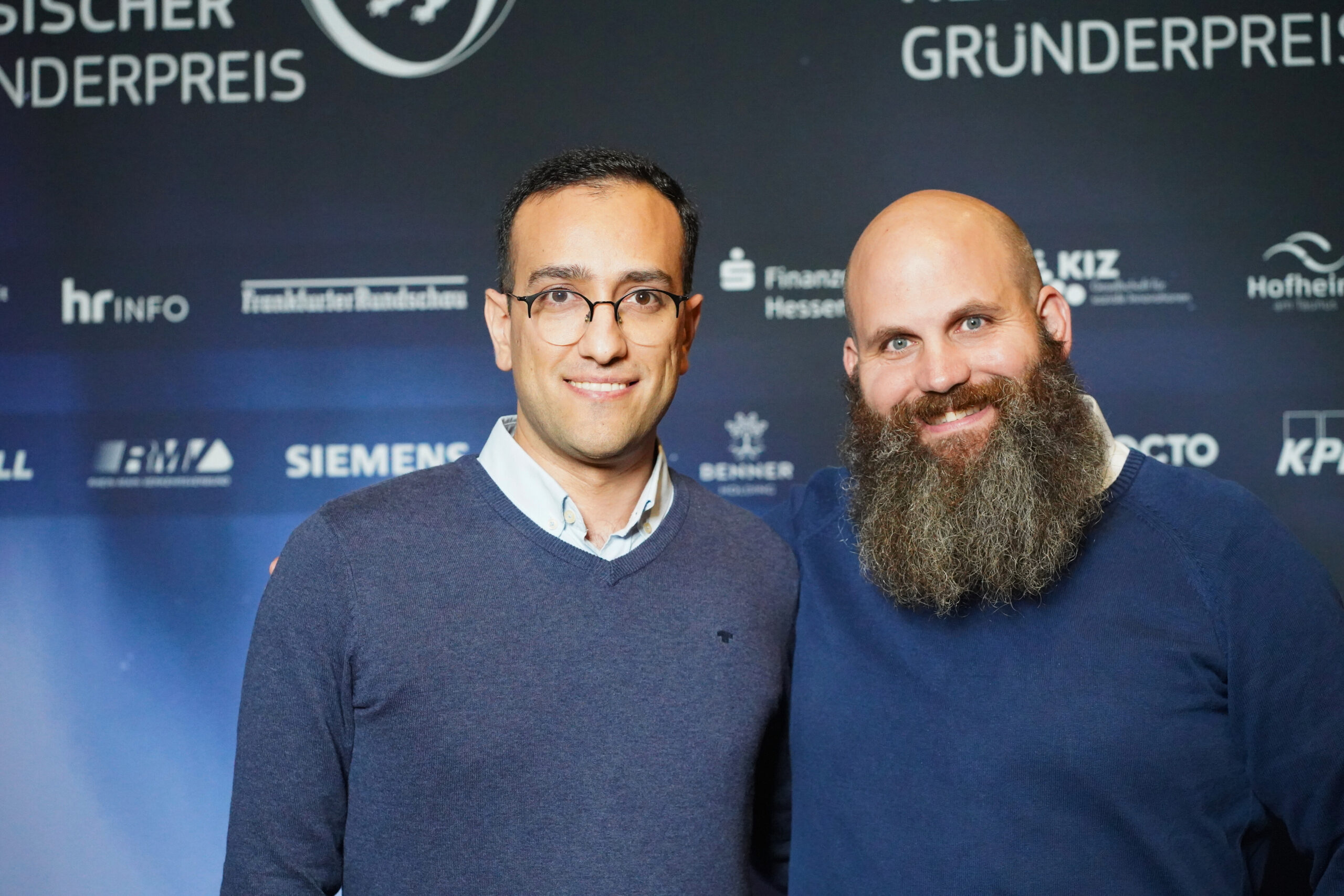Hessischer Gründerpreis 2025 Team PanocularAI: Arya Mazaheri& Sören Heß