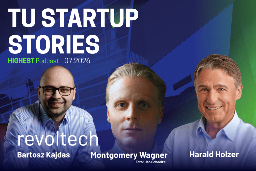 TU Start-up STories mit Montgomery Wagner von Revoltech