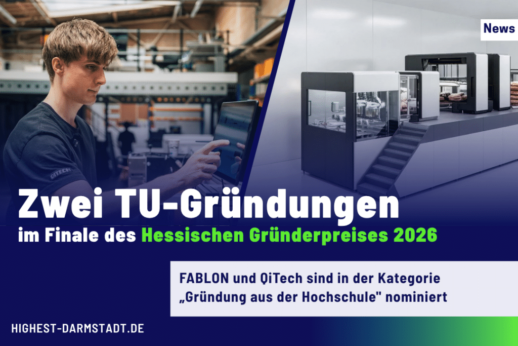 2 TU Startups Hessischer Gründerpreis-Finalisten 2026